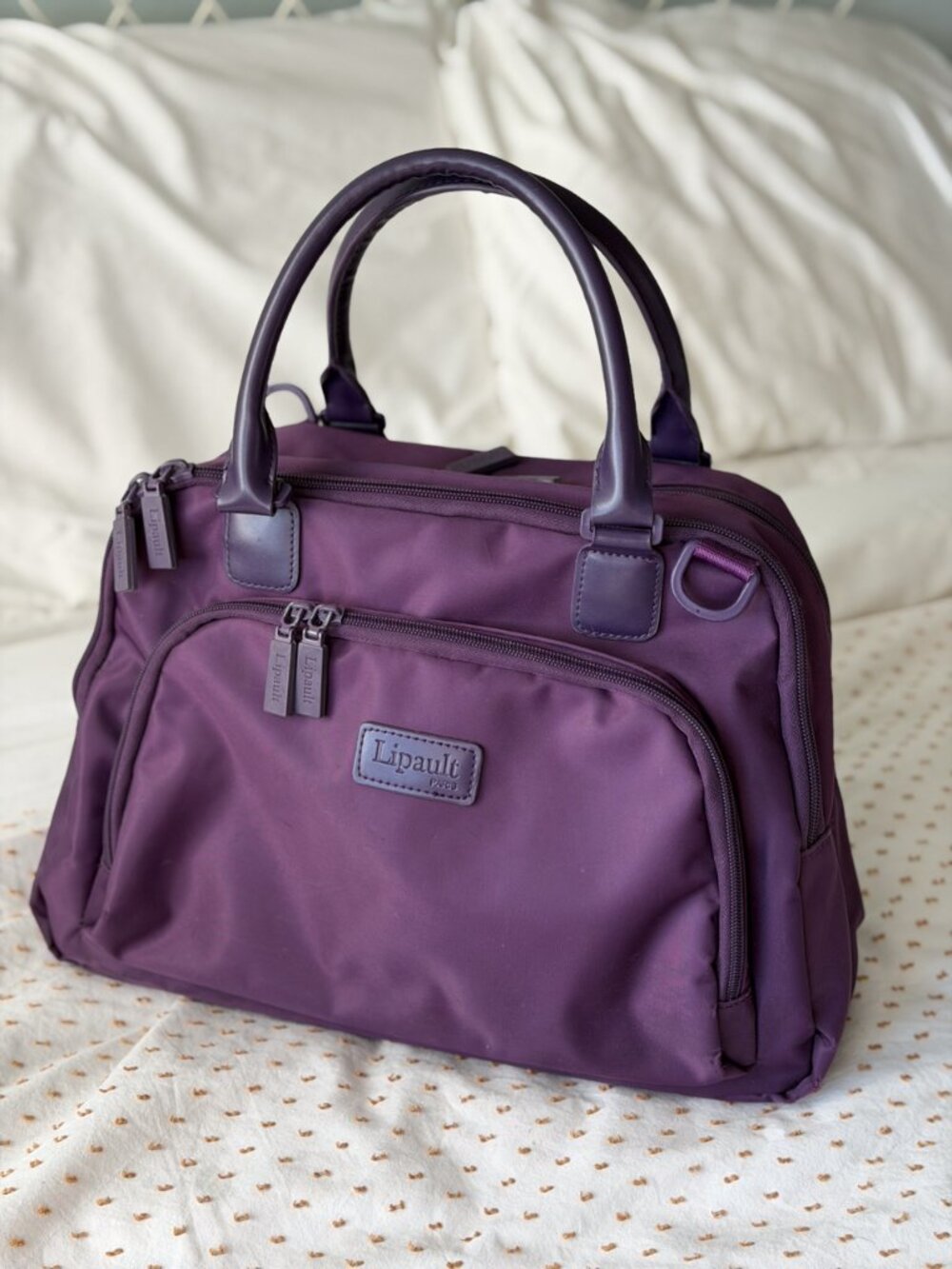 Lipault Paris Purple Tote Bag